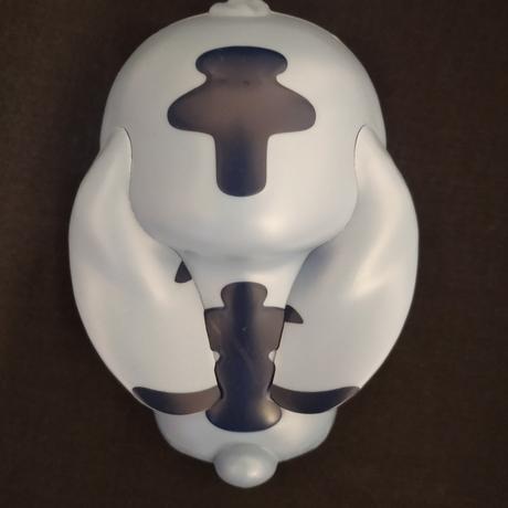 Figúrka stitch so svietiacou žiarovkou.,