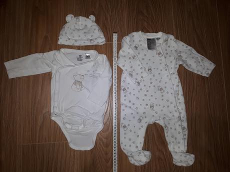 Súprava h&m - overal, body, čiapočka, h&m,62