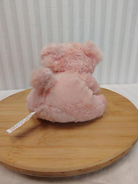 Plyšové ružové prasiatko so srdiečkom, 21 cm, 