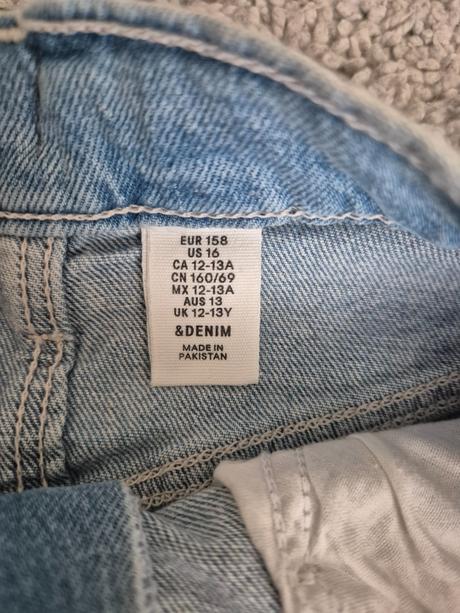 Riflova sukňa h&m, h&m,158