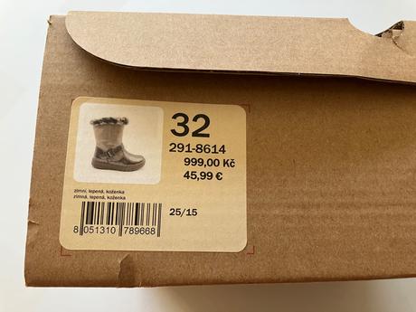 Čizmičky, baťa,32