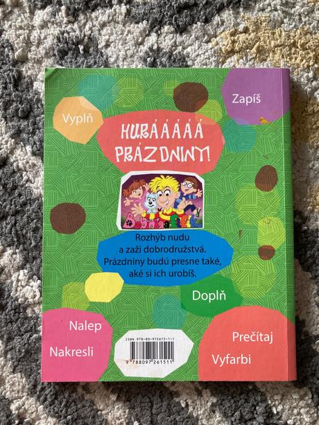 Kniha na prázdniny, prázdninár a omaľovánky, 