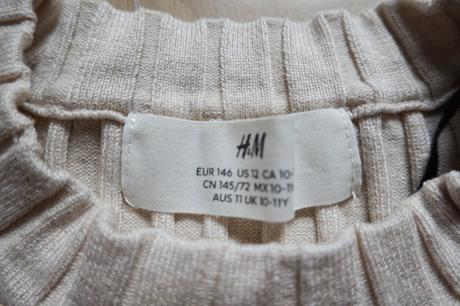 Rebrovaná súprava h&m, h&m,xs