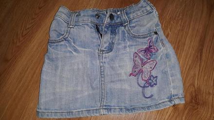 Peckova riflova suknicka pre dievcatko, 92