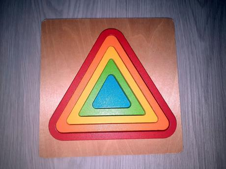 Montessori drevená skladačka, 