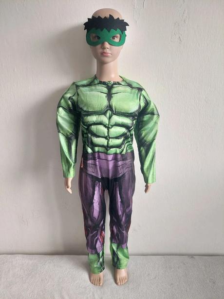 Hulk karnevalový komplet kostým veľ.110,