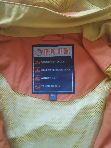 Tenká bunda do dažďa, ideálna do školy v prírode, 140