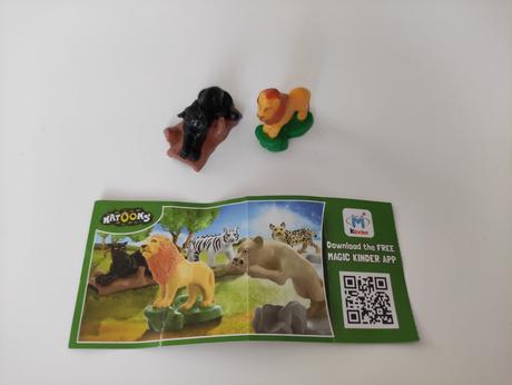 Postavicky zvierat z kinder, 