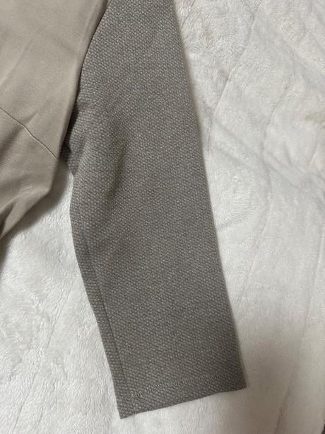 Béžové šaty d 3/4 rukávom magenta, m