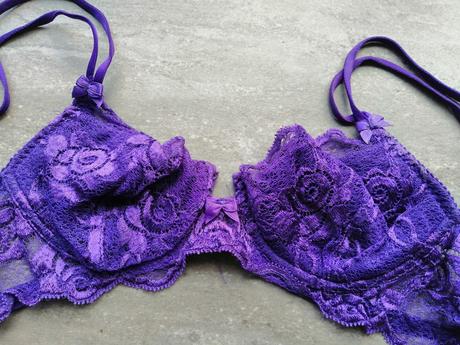 Fialová podprsenka lormar, v75b,s,34, lormar,70b
