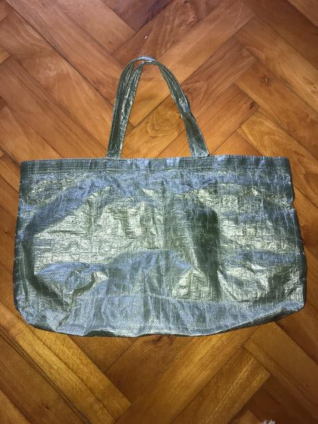 Veľká pevná nákupná taška - khaki, 