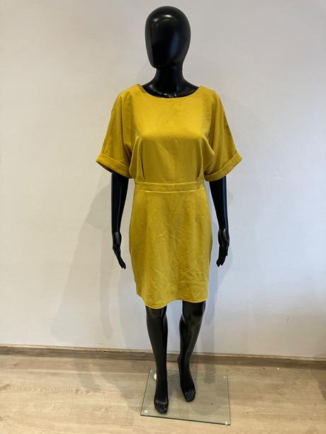 Dámske šaty horčicové asos (40), l