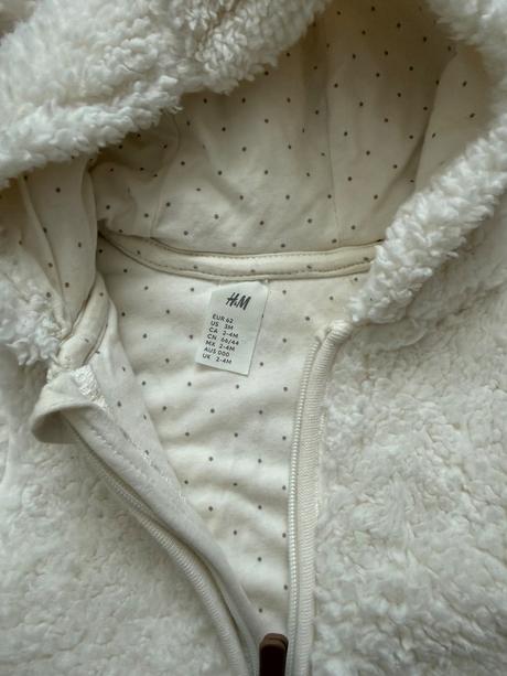 Plyšový overal do kočíka, h&m,62