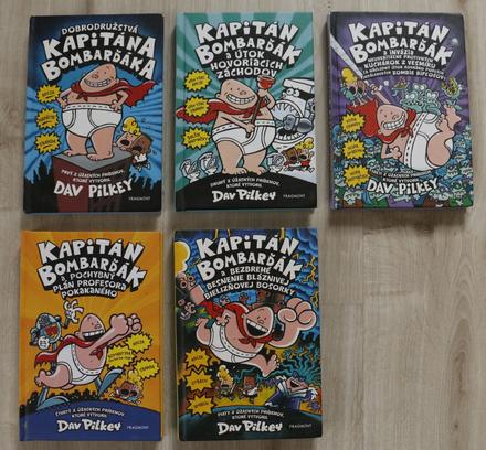 Knihy kapitán bombarďák 5 dielov, 