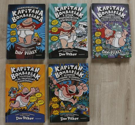 Knihy kapitán bombarďák 5 dielov, 