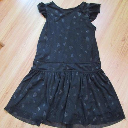 Šaty so srdiečkami, zara,140