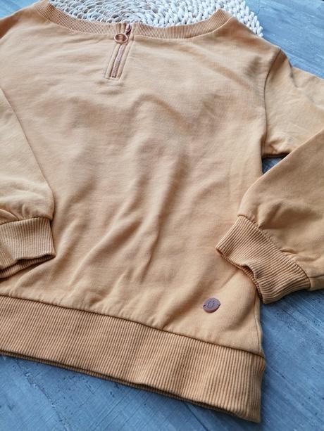 Mikina oversize 146-152 horčicová, 146