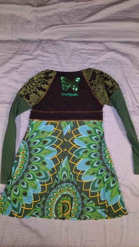 Šaty s dlhým rukavom, desigual 5/6, desigual,122