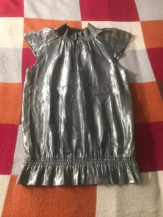 Bluzka krasna strieborna, zn. pepe jeans, vel. s, pepe jeans,s