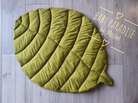 Podložka na hranie pod hrazdu list (olivová),