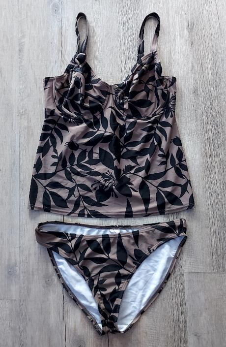 Čiernohnedé tankini, bonprix,40