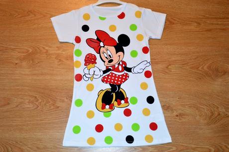 Detské bavlnené šaty minnie, 98 / 104 / 110 / 116 / 122
