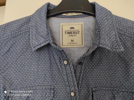 Riflová košeľa, timeout,m