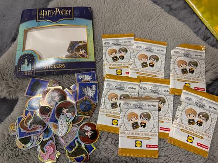 Nalepky a skladacia figúrka harry potter, 