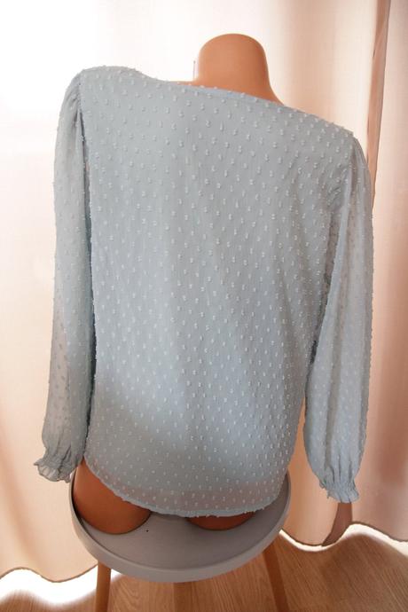 Bledo modrá blúzka, l, l