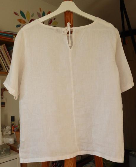Biela ľanová tunika, esmara,s