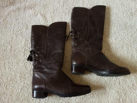 Dámske kožené čižmy young time, 39