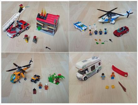 4 x originál lego city, 