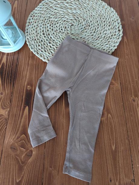 Vrúkované leginy 80-86, h&m,80