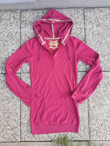 Dlhá mikina denim velk. 34., denim,34