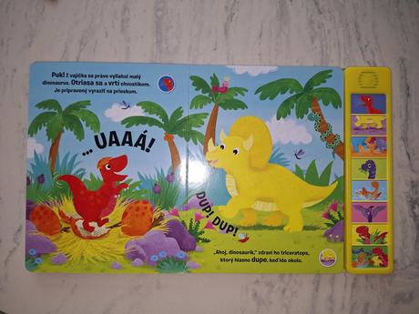 Zvuková kniha dinosaury, 