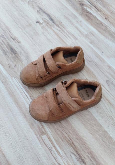 Kožené hnedé topánky geox, geox,26