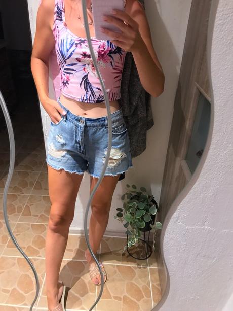 Denim šortky only, only,m