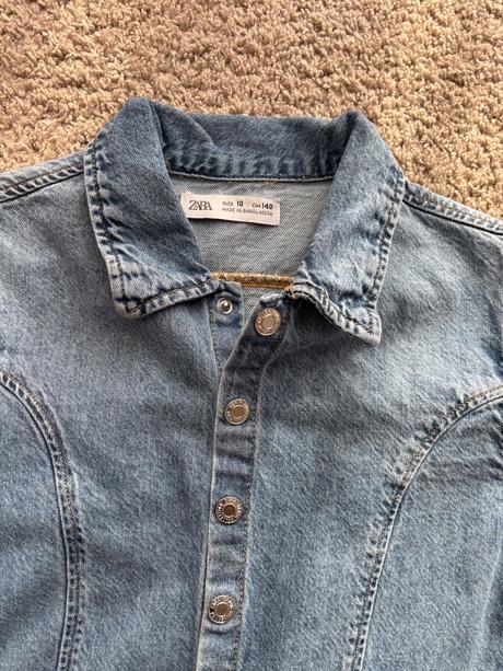 Riflové šaty zara, zara,140