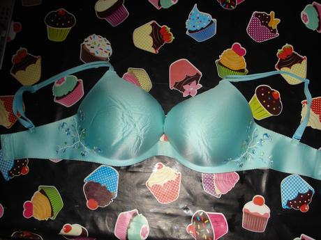 Modrucka vysivana podpira, victoria's secret,85e