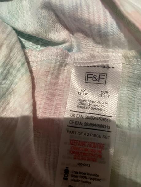 Šaty dúhové 12-13 rokov, f&f,158