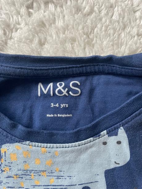 Pyzamo zvieratka m&s, marks & spencer,104