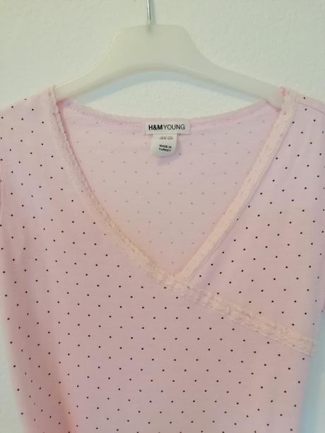 Ružove šaty pre 9 až 10r, h&m,140