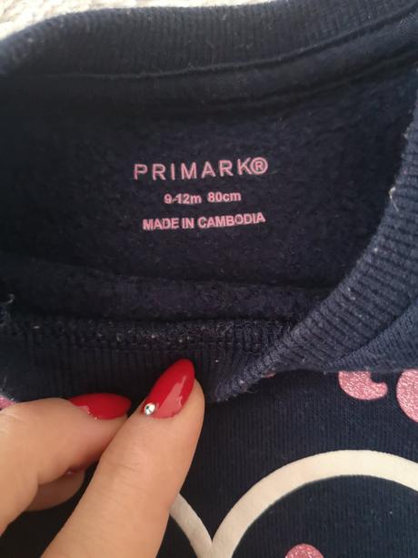 Mikina, primark,80