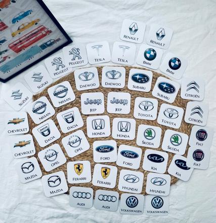 Pexeso - značky áut, 