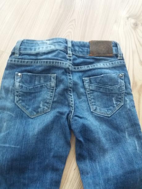 Dievčenské riflove nohavice-zara č.104, zara,104