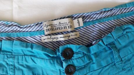 Tyrkysové kraťasy pre chalana zn. eight2nine, 164