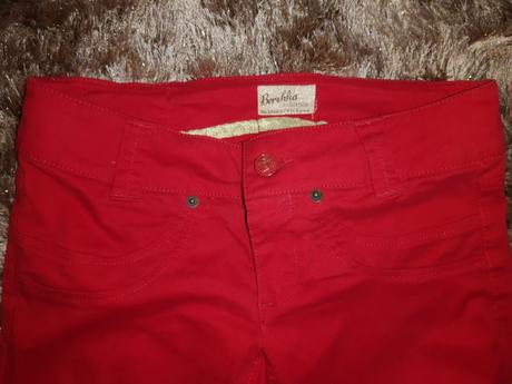 Dámske červené trištvrtaky, bershka,xs