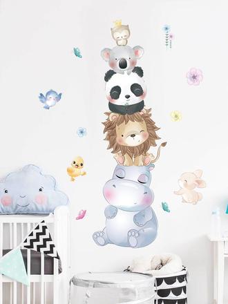 Nálepka na stenu zvieratka,