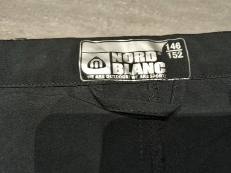 Čierna sukňa s nohavicami nordblanc v146-152, nordblanc,146