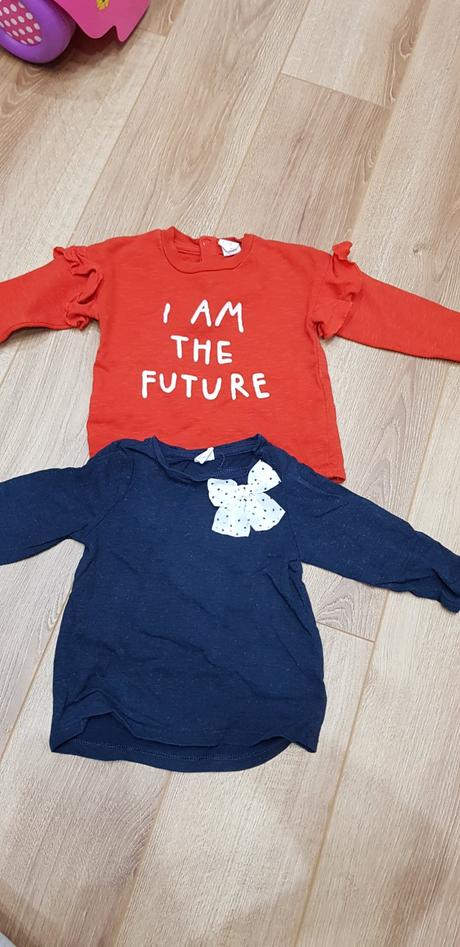 Tričko s dlhým rukávom, h&m,80